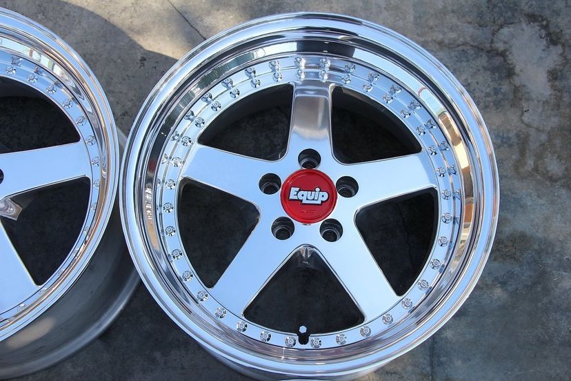 Work Equip 05 Wheels | "18x10.5 ET +29/+33 - O Disk | Anodized Chrome - Image 4