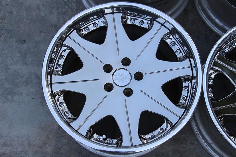 Leon Hardiritt Waffe Wheels | "18x9.5 ET +34 - Hi Disk | Chrome - Image 4