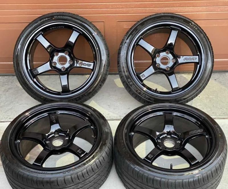 Rays Gram Light 57CR Black Wheels