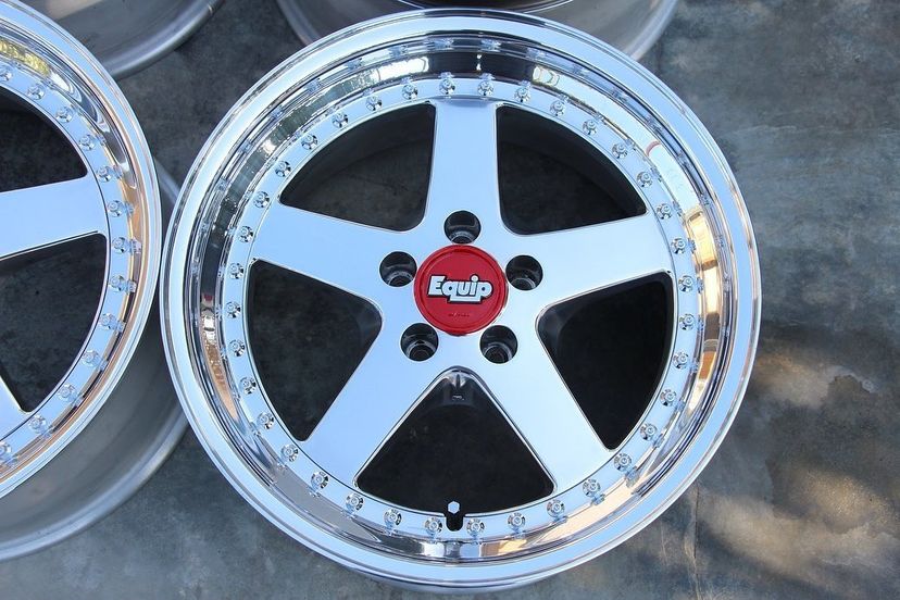 Work Equip 05 Wheels | "18x10.5 ET +29/+33 - O Disk | Anodized Chrome - Image 5