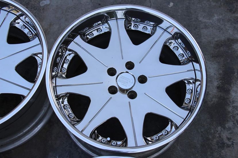 Leon Hardiritt Waffe Wheels | "18x9.5 ET +34 - Hi Disk | Chrome - Image 3
