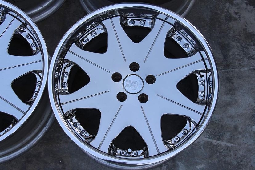 Leon Hardiritt Waffe Wheels | "18x9.5 ET +34 - Hi Disk | Chrome - Image 7