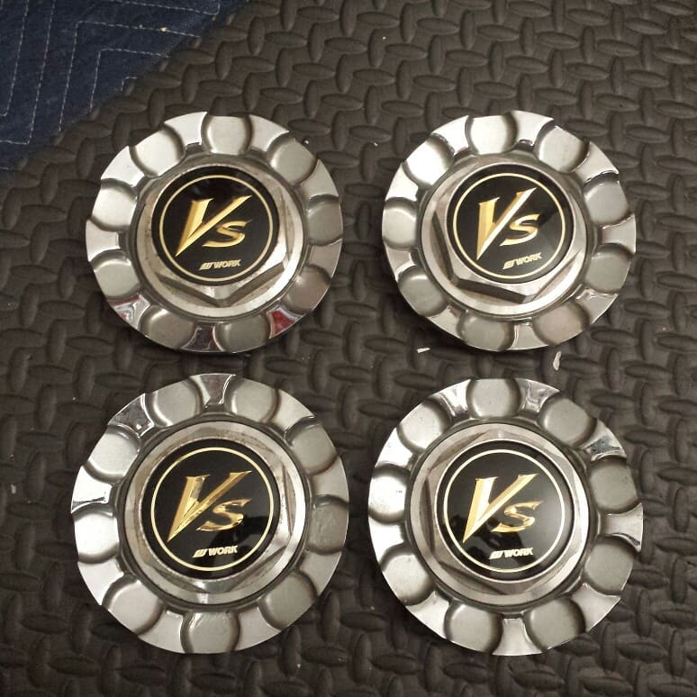 Work VSMX Gold Center Caps