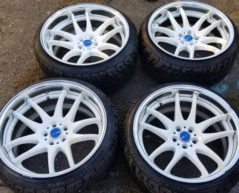 Work Emotion CR 2P White Wheels