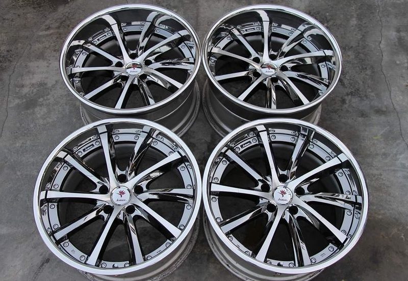 Wed Kranze Vishunu Wheels | "19x9.5 & 10.5 ET +28 - Raw Chrome