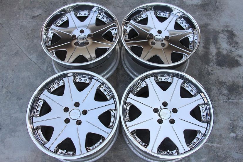 Leon Hardiritt Waffe Wheels | "18x9.5 ET +34 - Hi Disk | Chrome