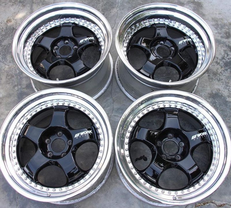 Work Meister S1 Black Wheels